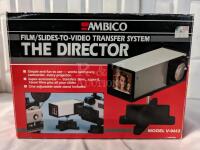 Vintage with original box Ambico The Director Film/Slide-to-video Transfer System