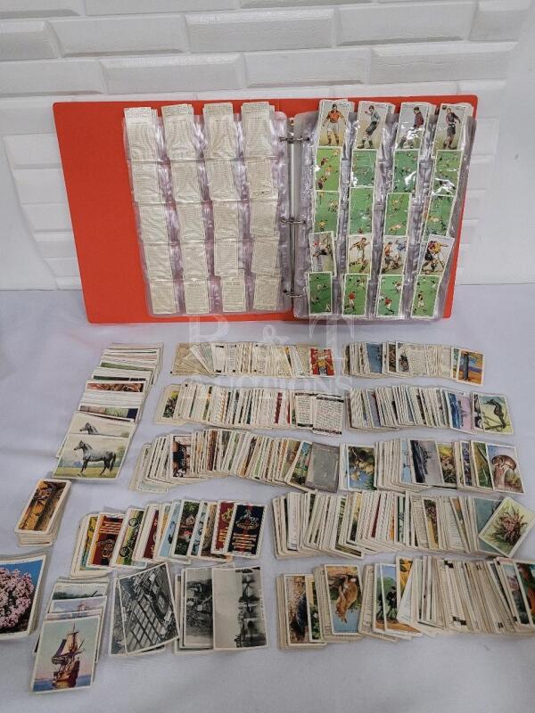 Vintage Cigarette Collector Cards , Large Lot , 100s of Cards