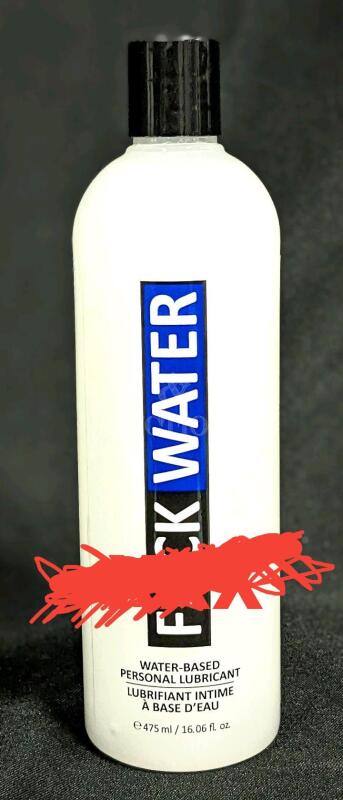 New F*CK WATER Water-Based Lubricant 475ml