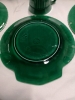 3 Wedgwood Green Majolica Tennis Sets - Made in England - 5