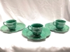3 Wedgwood Green Majolica Tennis Sets - Made in England - 8