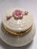BELLEEK Trinket Box - Flowers of the Month of June Summer Rose - 2
