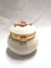 BELLEEK Trinket Box - Flowers of the Month of June Summer Rose - 4