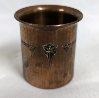 Early Roycroft Hammered Toothpick Holder