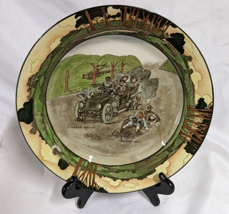 Early Royal Doulton Motoring Services Plate