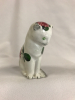 Plichta Pottery Cat Decorated by Nekala London England 3.5 inches tall - 2