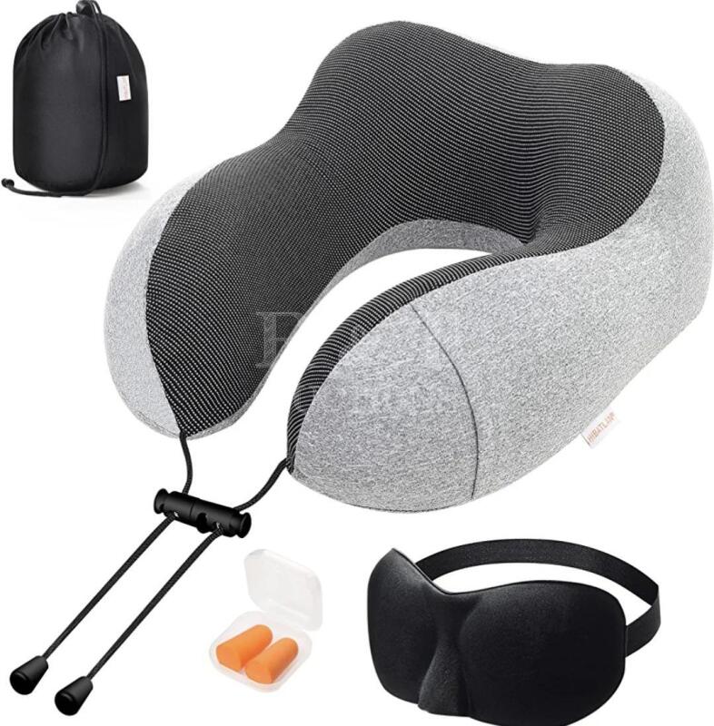 New Hibatlan Memory Foam Travel Pillow