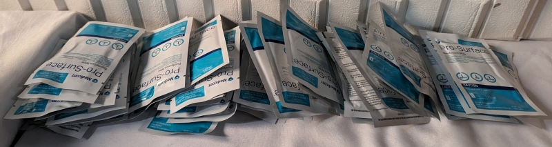 44 New Medicine Pro-Surface Disinfectant Wipes.