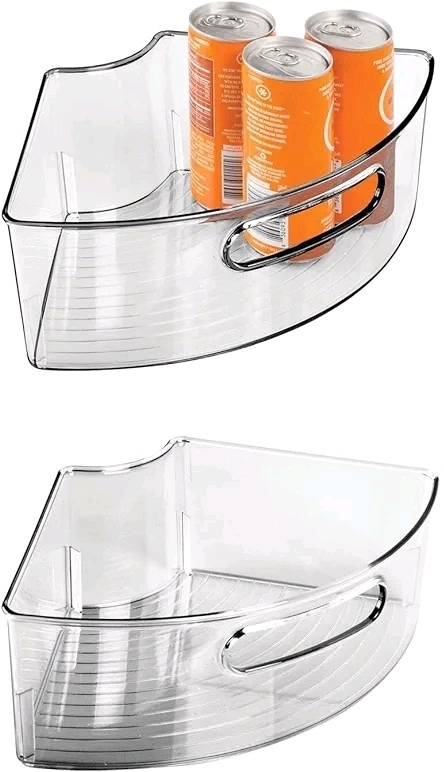 2 MDesign Lazy Susan Kitchen Bins