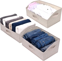 3-Pack Granny Says Trapezoid Closet Baskets 19.7"L x 11.2"W x 8.3"H
