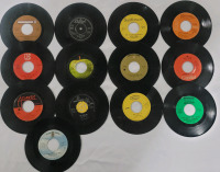 Thirteen (13) 45 RPM Record Albums - Beatles , Eagles , Joe Walsh , Queen , Adult Contemporary