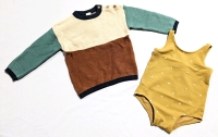 New H&M Baby (18m) Patterned Swimsuit & Knit Sweater