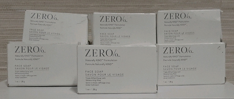 38 Personal Size Bars of Zero Face Soap