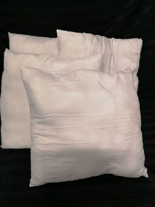 4 Decorative Pillows 19" Long & Wide