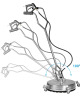 Wojet 20" Stainless Steel Surface Cleaner - PA7605 - 3