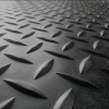 Heavy Duty Diamond Plate Anti-Slip Garage Floor Runner / Mat , 35.5"&times;62" - As New - 2
