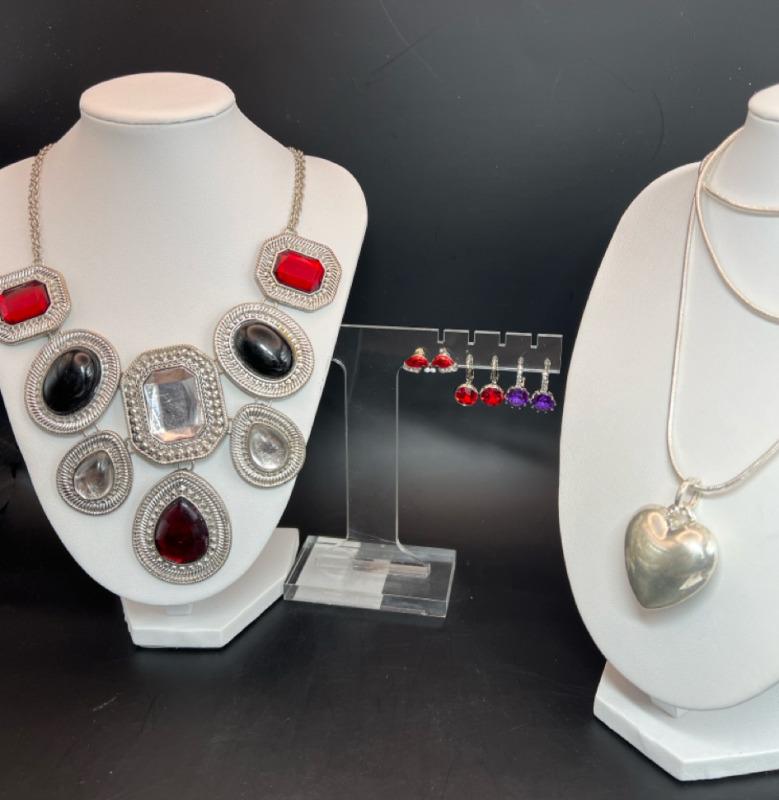 Statement Necklaces and Earrings