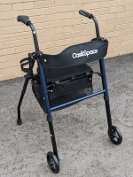 OasisSpace Rollator Walker With Seat OS-28KLD-FW-9229C-B