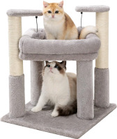 Made4Pets 21" Cat Tree for Indoor Cats , Small Cat Scratching Post - As New