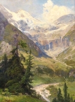 24" x 36" Unframed Antiqued-Style Scenery Art Print