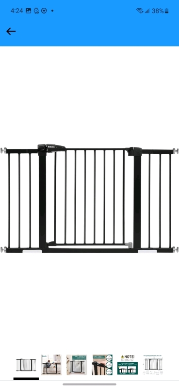 New Babelio Baby Safety Gate - Metal Bars - CB-M-101