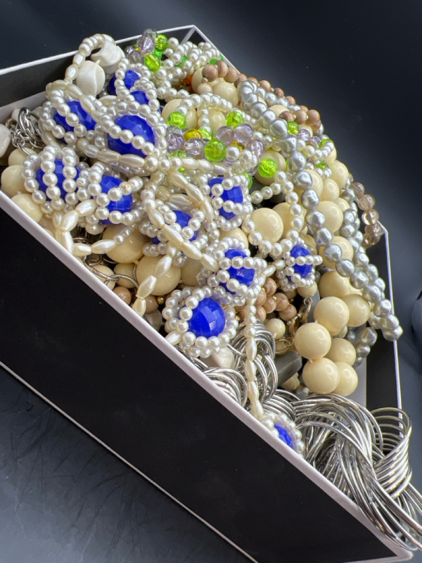 Box with Vintage Necklaces