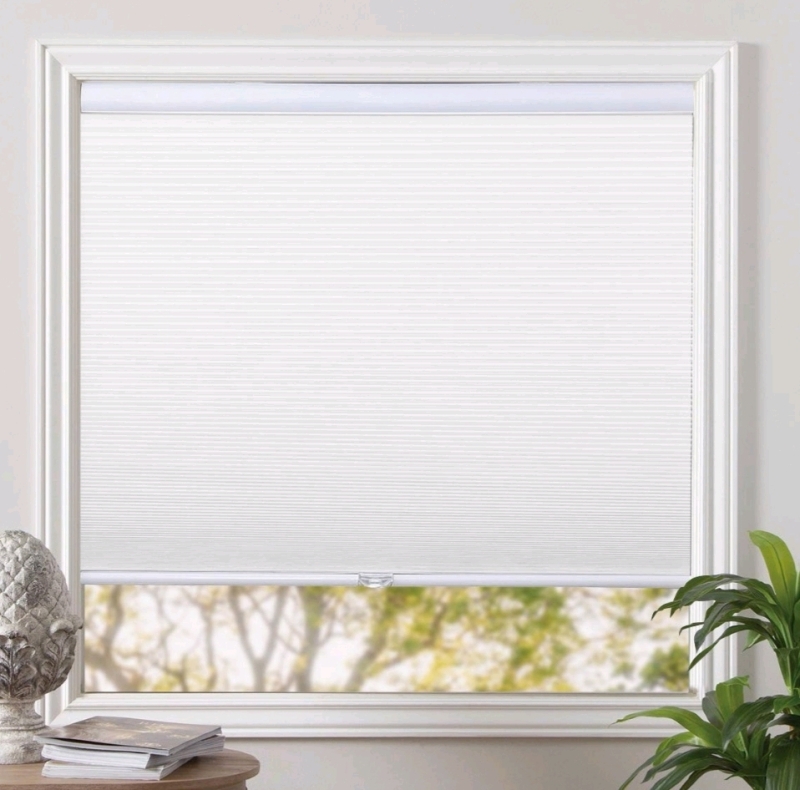 New Grandekor Cordless Honeycomb Blinds - White 46 x 64