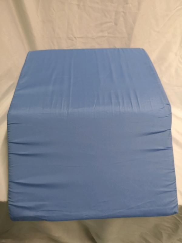 DMI Ortho Bed Wedge Elevated Leg Pillow - Blue 8" x 20" x 24"