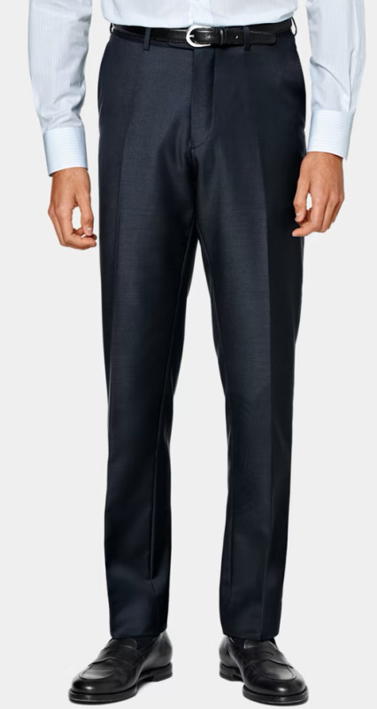 NEW Vitale Barberis Canonico Dress Pants size 102 US 36 Model Brescia Color Dark Navy