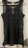 NEW with tags Island Bonita Mesh Tank Top Mini Dress or coverup size S / M