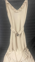 NEW with tags Estee Brown Paris full length Summer Dress with Fashion belt one size fits most color Beige