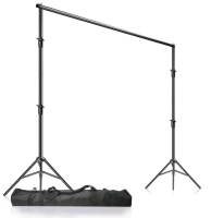 LS Photography Photo Video Studio Adjustable Backdrop Stand , 9'&times;10' . As New