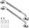 2 Pack 24 Inch Anti Slip Shower Grab Bar Handles by ZUEXT