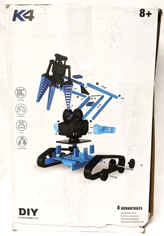 K4 DIY Robotic Arm with Remote Control (As-Is For Parts)