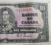 1937 Canadian Bank of Canada $10 Ten Dollar Bank Note - 4