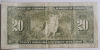 1937 Canadian Bank of Canada $20 Twenty Dollar Bank Note - 2