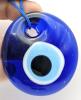 3 New Lampwork Glass Evil Eye Hanging Charms (2.25" wide ea) - 3