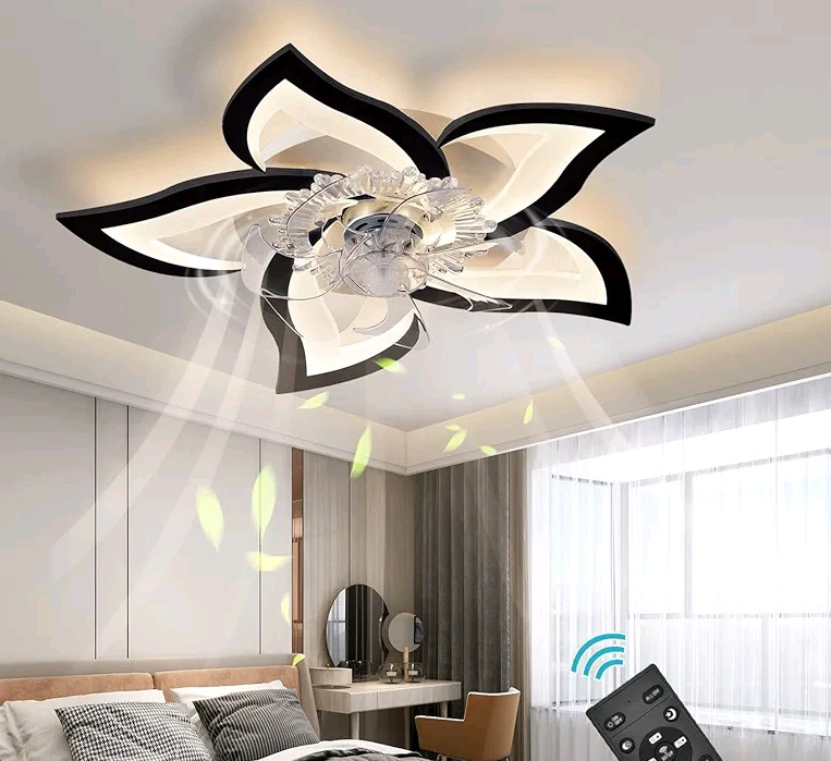 Bevenus Low Profile Ceiling Fans with Lights & Remote . Open Box