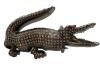 Wildlife Rhinestone Large Alligator Belt Buckle