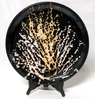 14.5" Striking Substantial Heavy Signed Plate