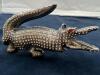 Wildlife Rhinestone Large Alligator Belt Buckle - 4