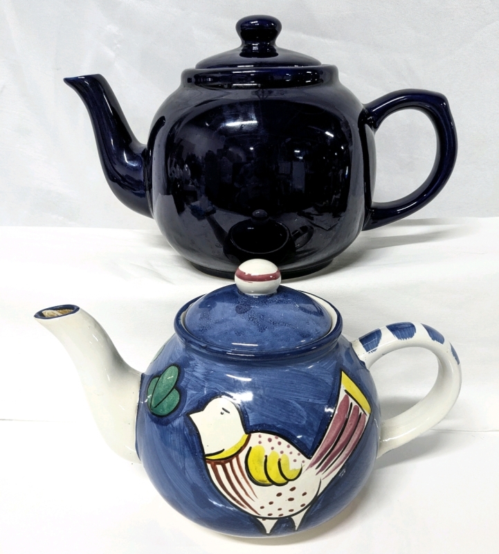 Pair of Vintage Ceramic Teapots