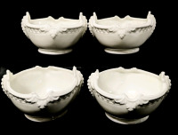 4 Coalport England Bone China Open Sugar Dishes / Ashtrays