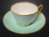 Staffordshire England Bone China Tea Cup & Saucer