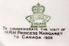 Aynsley Commemorative Teacup Princess Margaret’s Visit to Canada 1958 - 8