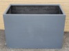 NEW! Green Theory Lightweight Fiberglass Trough Planter , Measures 36"×24"×20" - 2