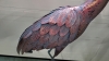 New Metal Heron Garden Art - 48in Tall - 4