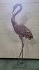 New Metal Heron Garden Art - 48in Tall - 6