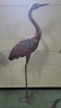 New Metal Heron Garden Art - 48in Tall - 2