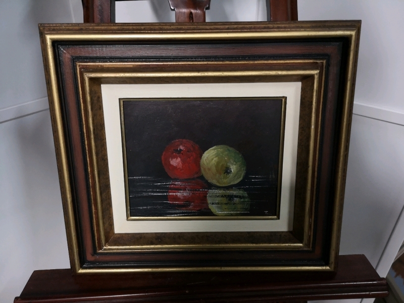 Framed Fruit Painting - Signed